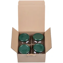 Transportverpackungen|Geschenkverpackungen Für Gläser|Automatikkarton 163 x 163 x 87 mm, 4er Gefache