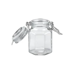 Giveaways|Aufbewahren|Bügelglas  100 ml achteckig