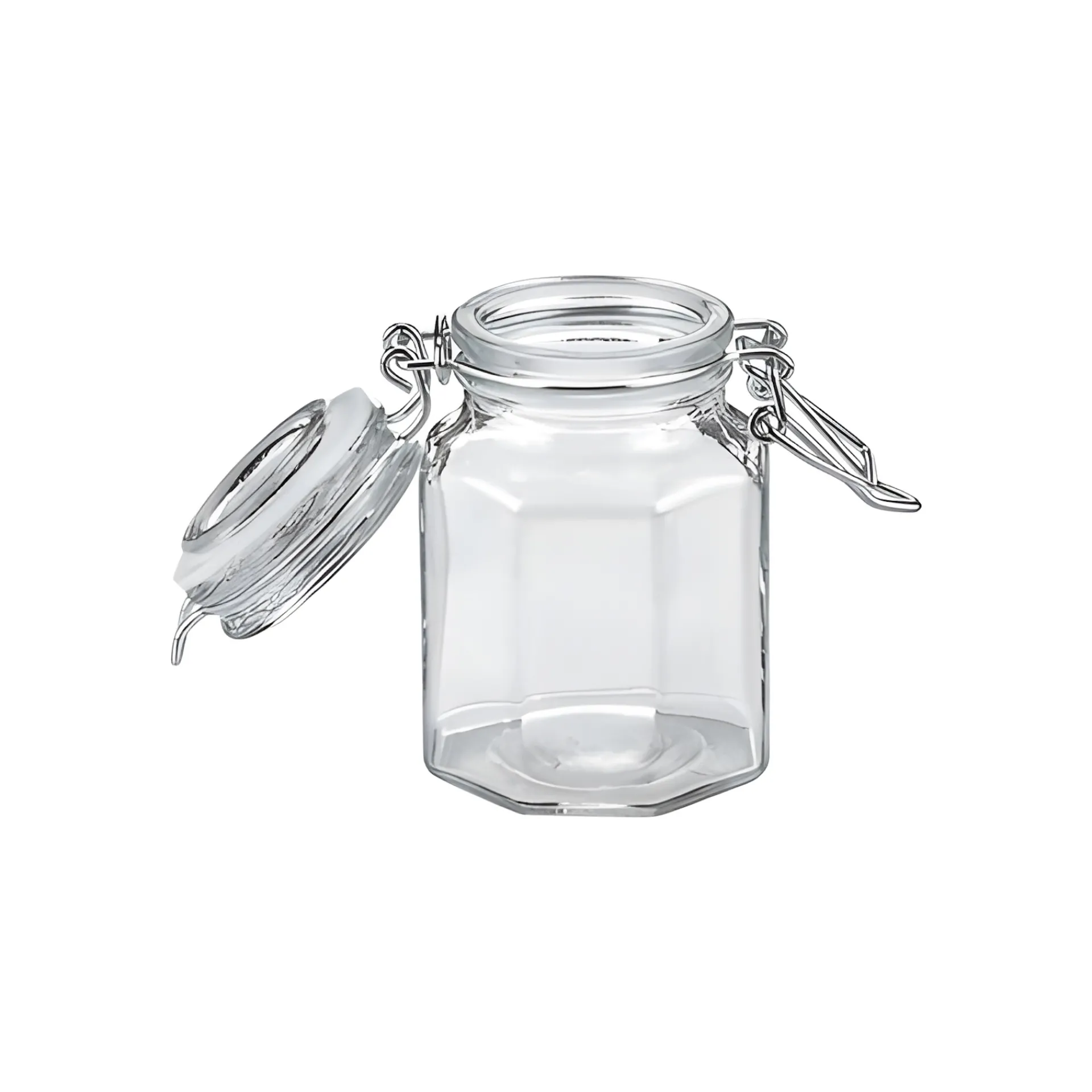 Giveaways|Aufbewahren|Bügelglas 100 ml achteckig