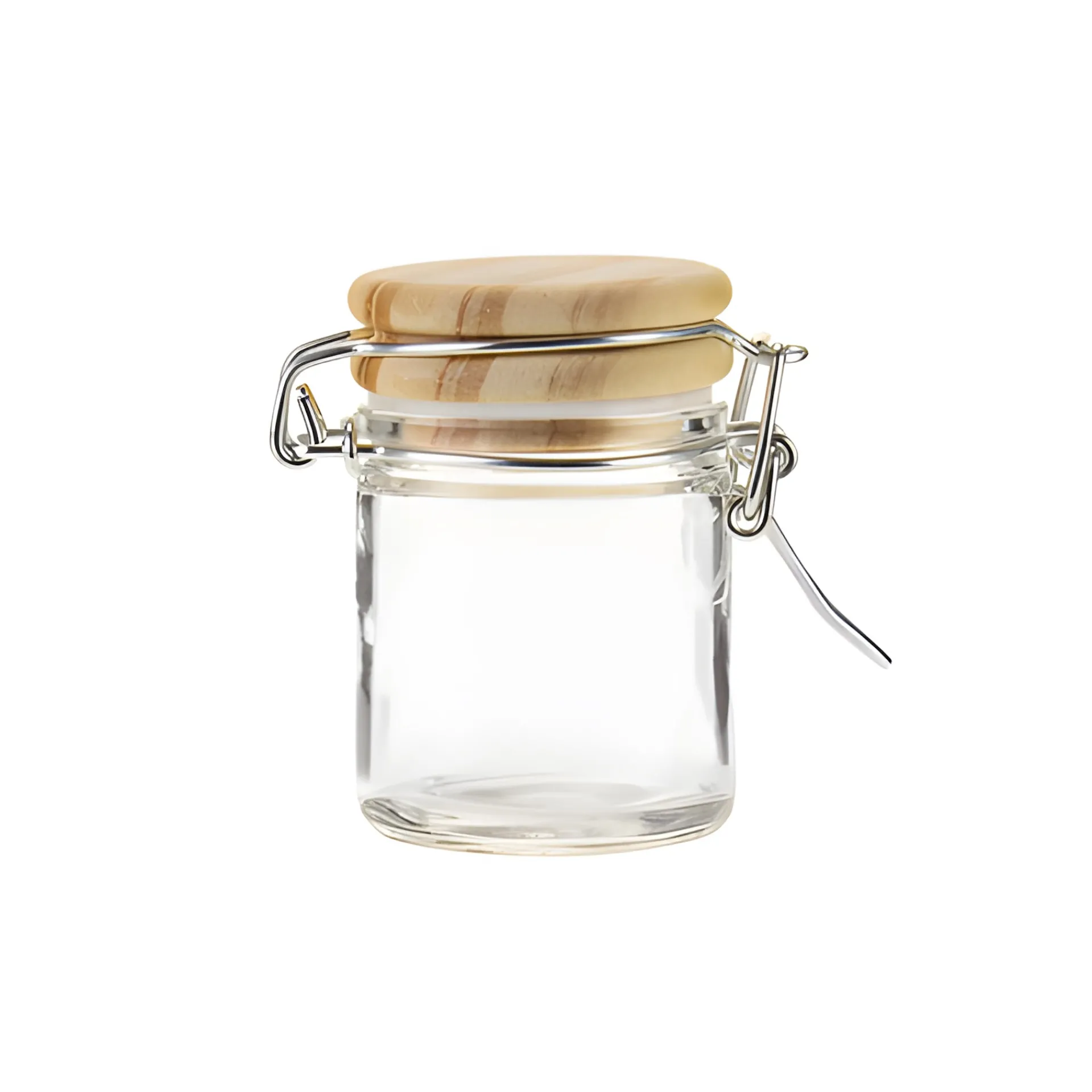 Gewürzgläser|Gläser Unter 100 Ml|Bügelglas 45 ml mit Holzdeckel