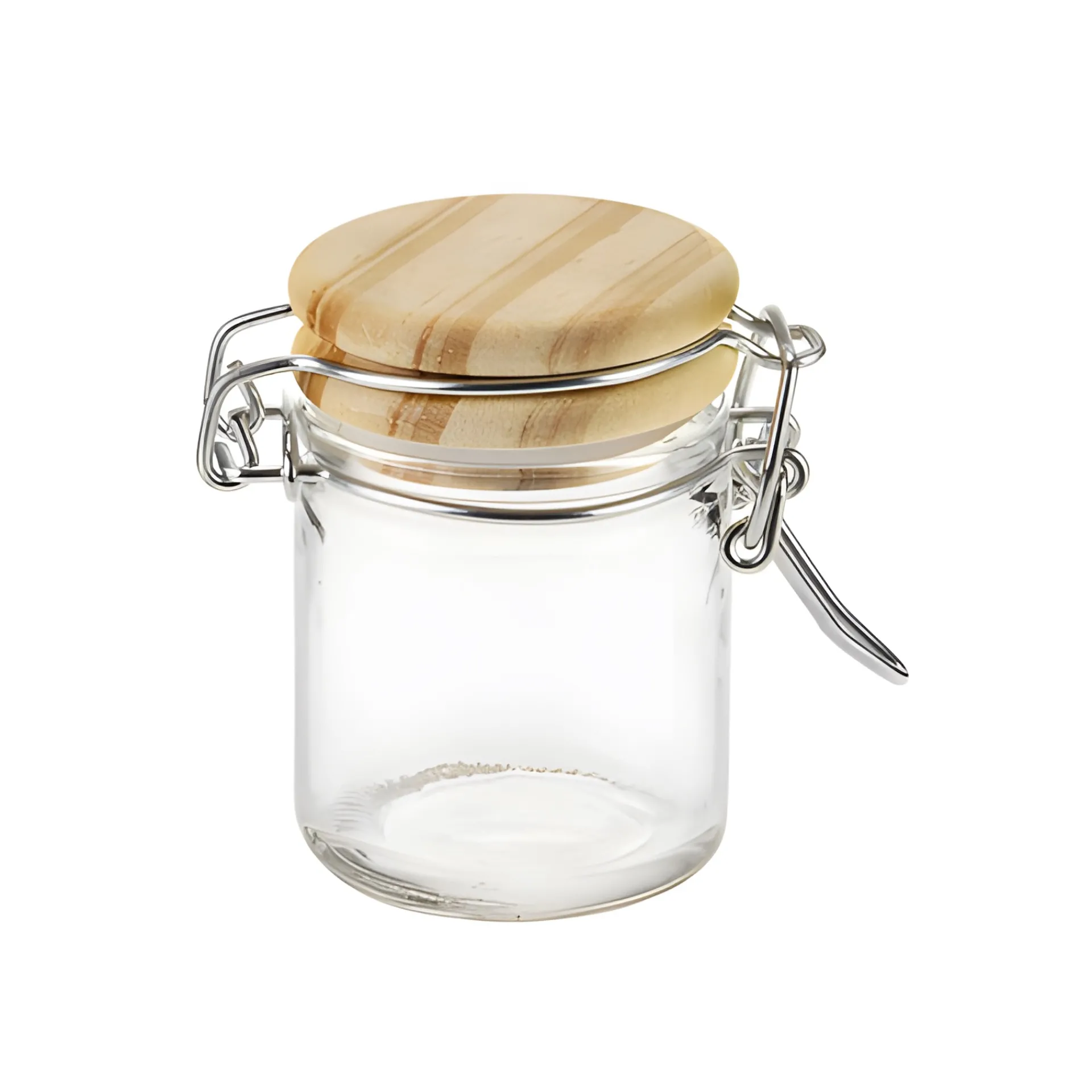 Gewürzgläser|Gläser Unter 100 Ml|Bügelglas 45 ml mit Holzdeckel