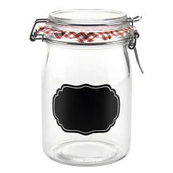 Gemüse Auf Vorrat|Kirschenzeit|Bügelglas 'Ermetico' 1000 ml mit Tafel