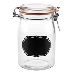 Gemüse Auf Vorrat|Kirschenzeit|Bügelglas 'Ermetico' 1000 ml mit Tafel