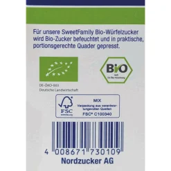 Sweet Family Pektin Und Gelierzucker|Bio-Würfelzucker, 500 g