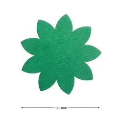 Deckchen|Deckchen-Sets|Blattdeckchen Ø 160 mm, grün, 100 Stück