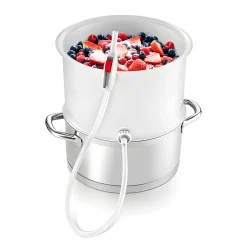 Tescoma Beerenzeit|Apfel-, Birnen-, Quittenzeit|Dampfentsafter-Aufsatz Ø 24 cm 'Della Casa'