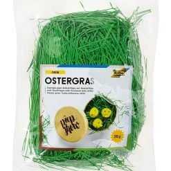 Folia Ostern|Basteln|Dekogras grün, 30 g