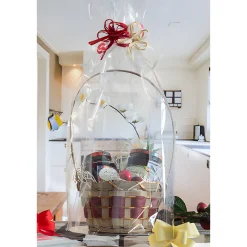 Jodl Verpackungen Verpackungen|Confiserie-Verpackungen|Diamantbeutel 110 x 600 mm mit Scheibe Ø 200 mm und Band, 5 Stück