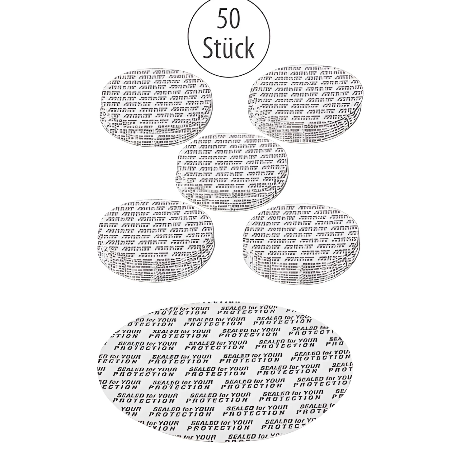 Sonstige Verschlüsse|Dichteinlage für TO 66 selbstklebend, 50 Stück