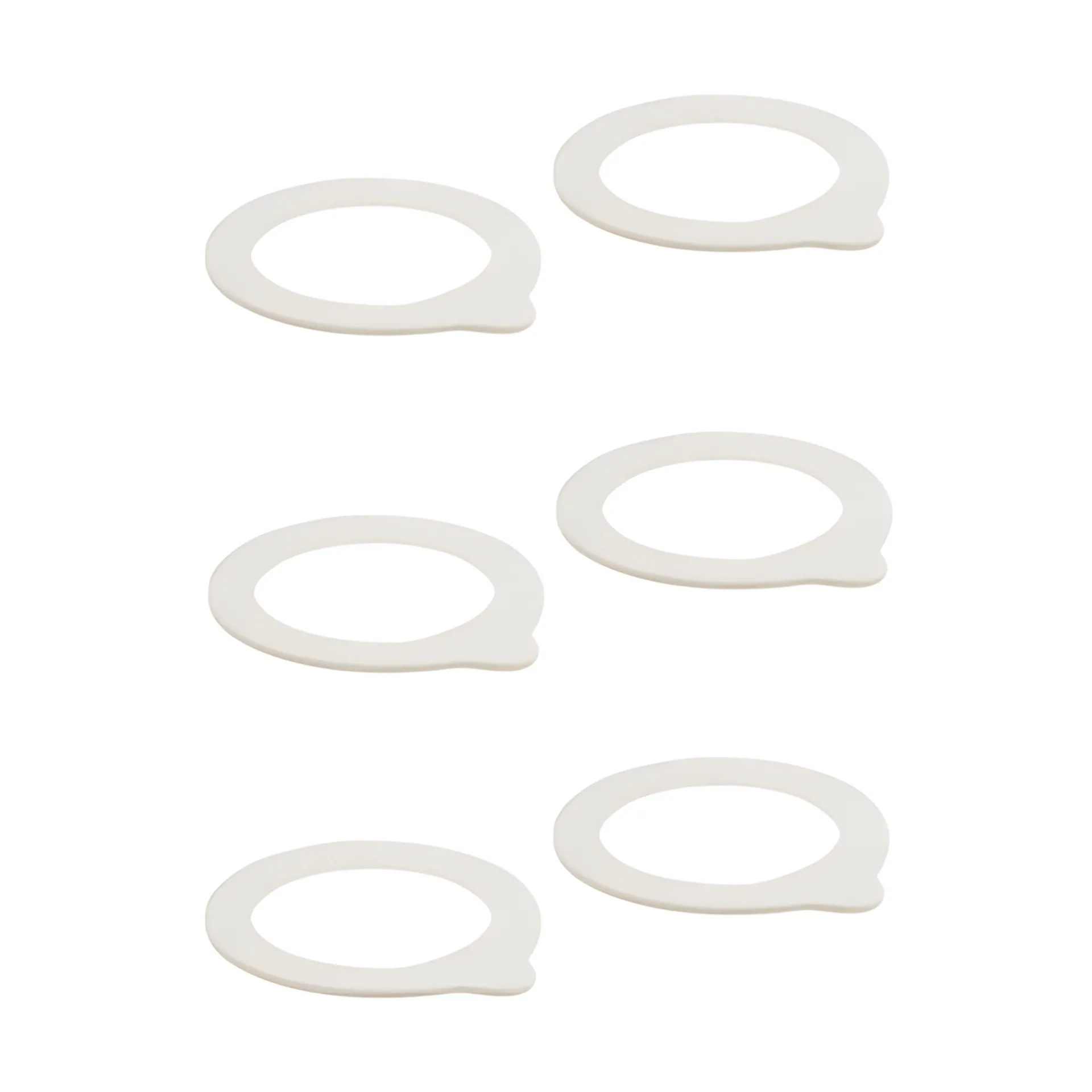 Fermentiergläser & Zubehör|Dichtringe|Dichtungsring 68 x 94 mm weiß, 6 Stück
