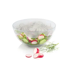 Tescoma Küchenhelfer|Elastische Silikon-Deckel '4Food' Ø 17 und 23 cm, 2er Set