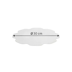 Tescoma Küchenhelfer|Elastischer Silikon-Deckel '4Food' Ø 30 cm