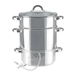 ELO Stahlwaren Saft & Sirup|Vital Shots|Entsafter 7 Liter Edelstahl ELO