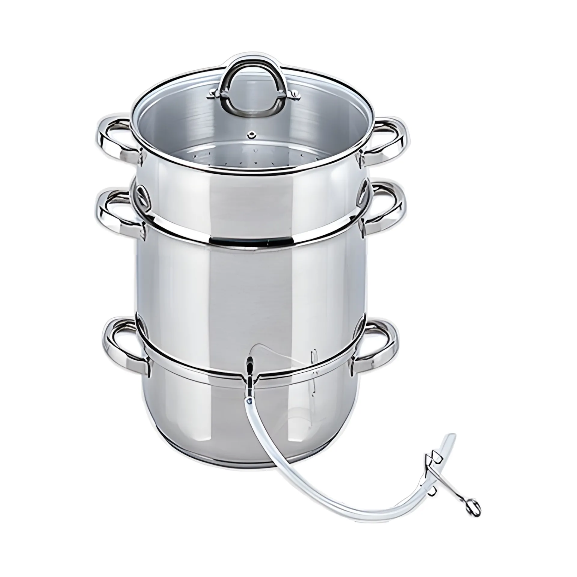 ELO Stahlwaren Saft & Sirup|Vital Shots|Entsafter 7 Liter Edelstahl ELO