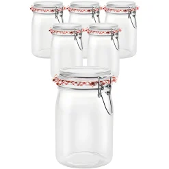 Gläser-Sets|6er Set Bügelglas 'Ermetico' 1000 ml