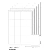 Etiketten Zum Beschriften|Bedruckbare Etiketten|Etiketten 50 x 70 mm weiß -  5 Blatt A4