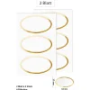 Etiketten Zum Beschriften|Etiketten 'Rahmen oval in Gold' 64 x 37 mm, 6 Stück