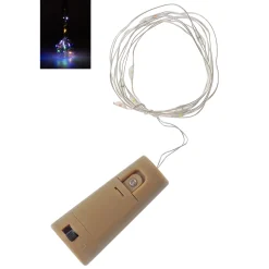 Deko|Weihnachtslichter|Flaschenlicht, 10 LEDs, mehrfarbig