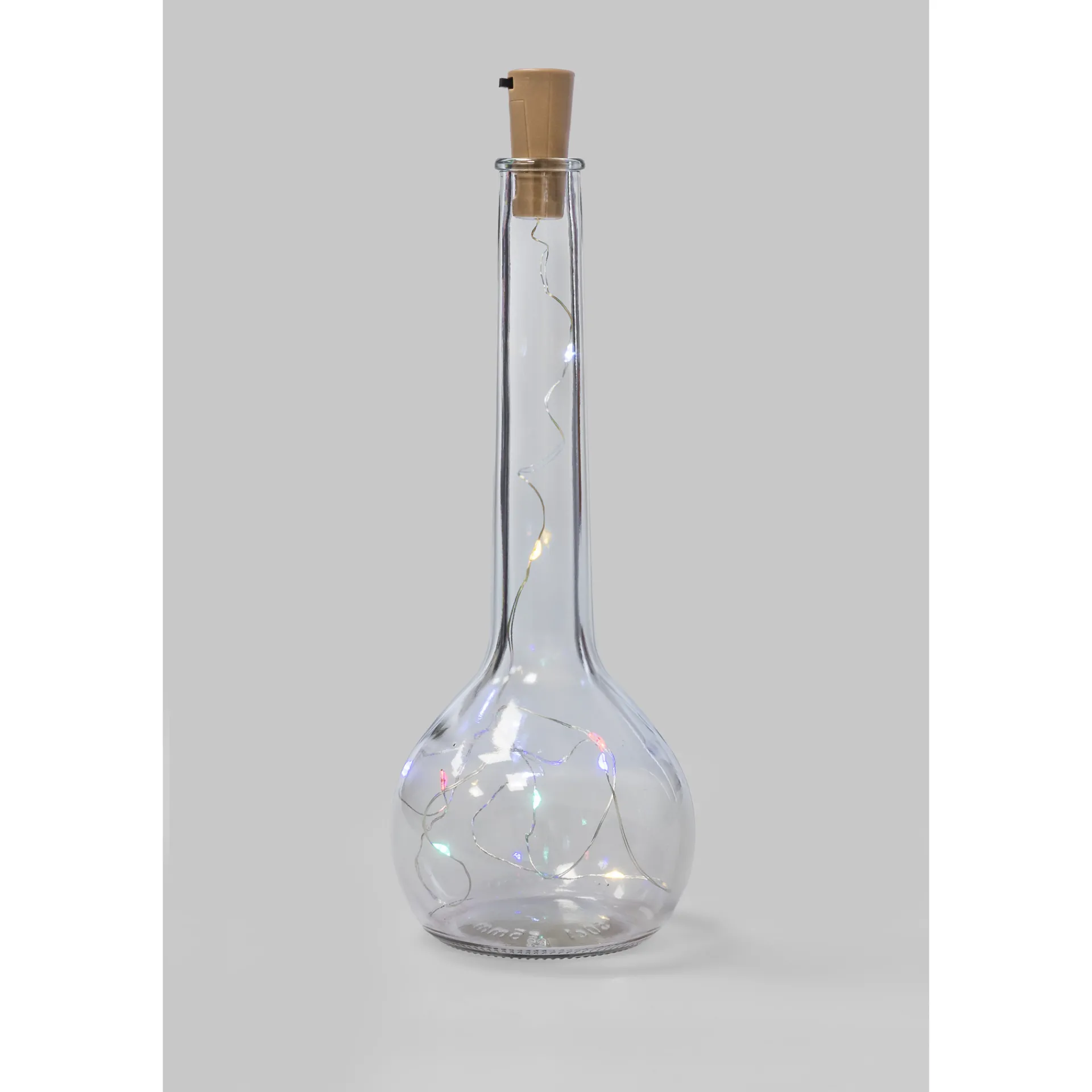 Deko|Weihnachtslichter|Flaschenlicht, 10 LEDs, mehrfarbig