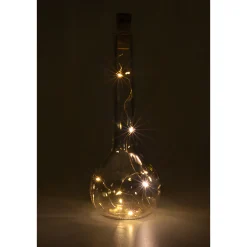 Weihnachtslichter|Gläser- Und Flaschendeko|Flaschenlicht mit Abschaltautomatik, 8 LEDs, warmweiß