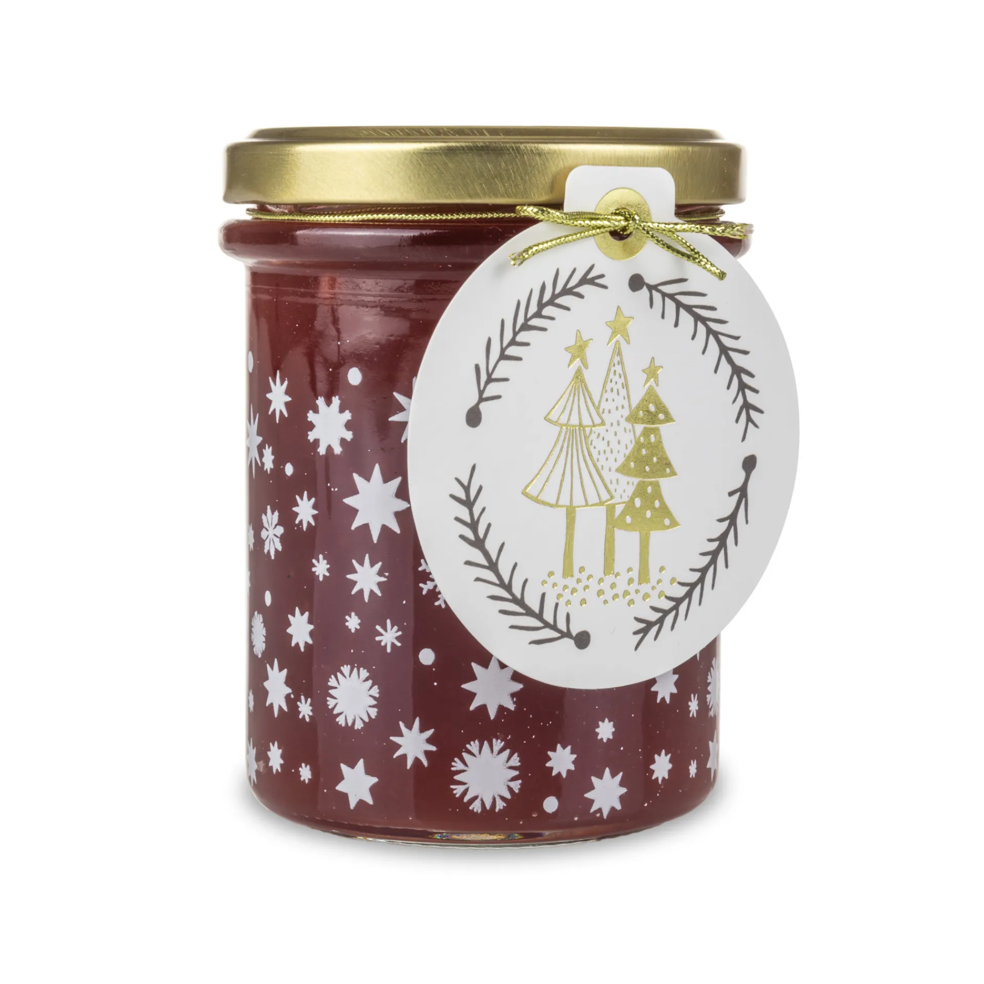 Folia Deko|Anhängeetiketten|Anhängeetikett weiß/gold, 12 Stück