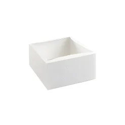 Hochzeit|Confiserie-Verpackungen|Geschenkbox 140 x 140 x 80 mm weiß