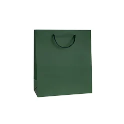 Erdbeerzeit|Einfarbiges Zum Basteln|Geschenktüte dunkelgrün, klein