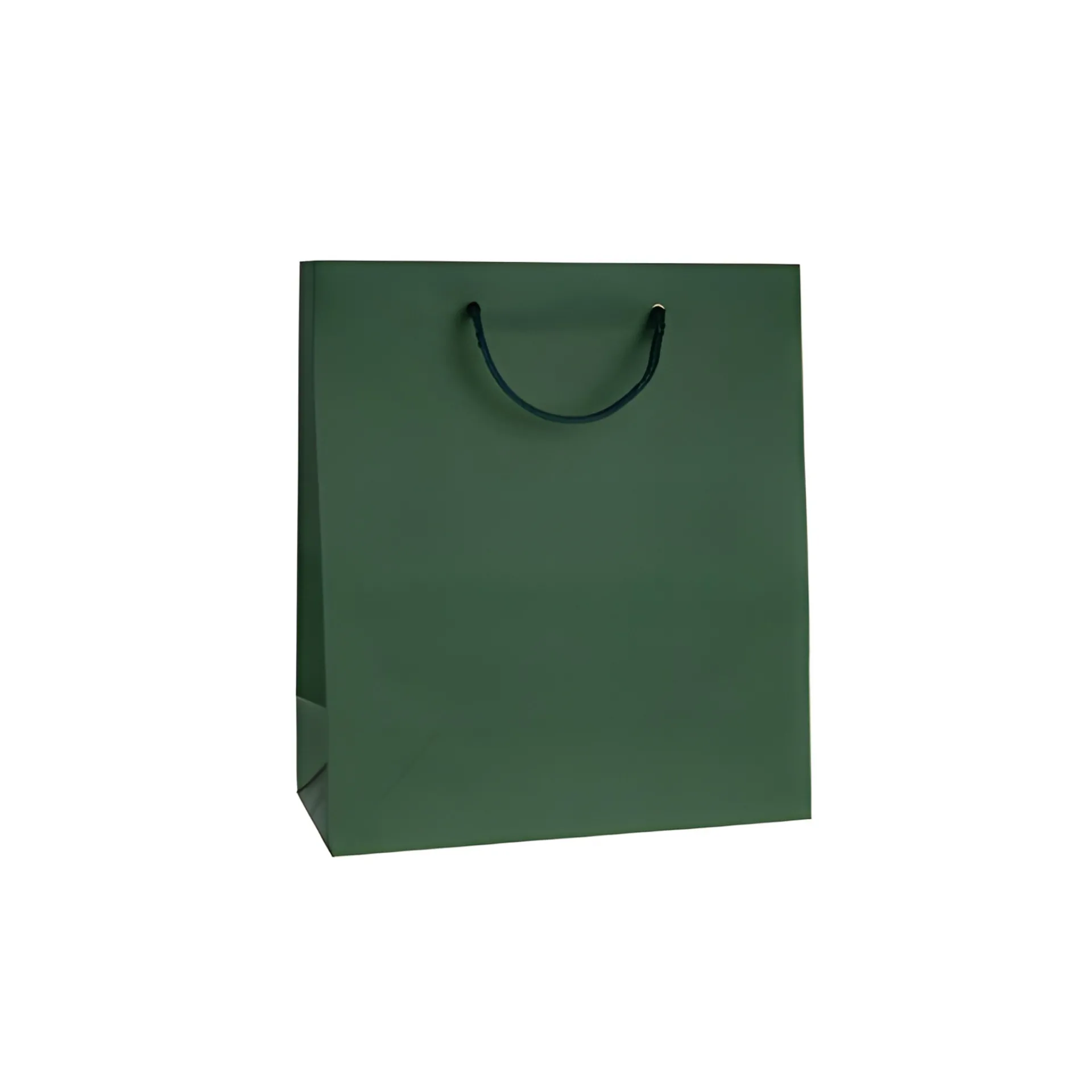 Erdbeerzeit|Einfarbiges Zum Basteln|Geschenktüte dunkelgrün, klein