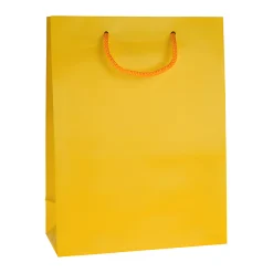 Einfarbiges Zum Basteln|Geschenktüten, -Taschen & Papiertüten|Geschenktüte gelb, groß