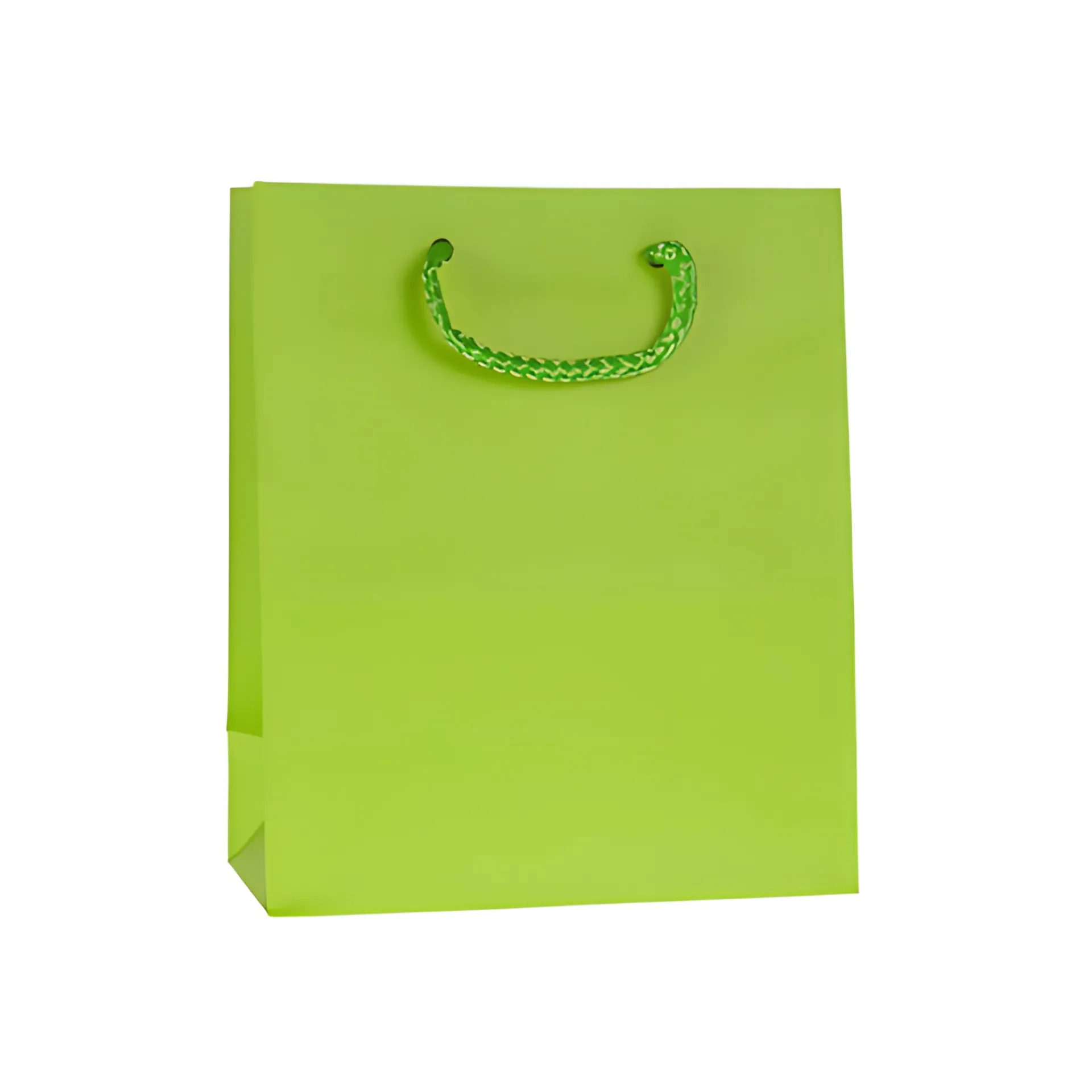 Einfarbiges Zum Basteln|Geschenktüten, -Taschen & Papiertüten|Geschenktüte hellgrün, mittel