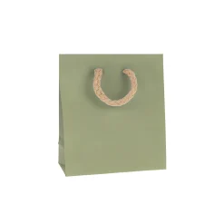Einfarbiges Zum Basteln|Geschenktüten, -Taschen & Papiertüten|Geschenktüte natron-grün, klein
