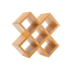 Gewürze Und Kräuter|Buffetpräsentation|Gewürzregal aus Bambus 16 x 16 cm