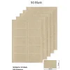 Etiketten Zum Beschriften|Bedruckbare Etiketten|Grasetiketten 85 x 55 mm, 50 Blatt A4, 500 Stück