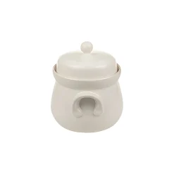 Gemüse Auf Vorrat|Fermentiergläser & Zubehör|Gärtopf  1 Liter creme-weiß mit Beschwerungssteinen