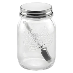 HappyTappi Aufbewahren|Schmuckgläser|CT 70 Whiteboardglas 500 ml mit Marker