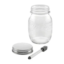 HappyTappi Aufbewahren|Schmuckgläser|CT 70 Whiteboardglas 500 ml mit Marker