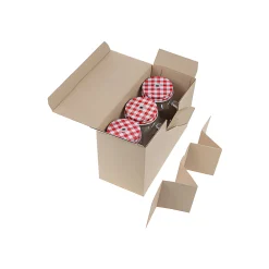 Transportverpackungen|Geschenkverpackungen Für Gläser|Karton 240 x 108 x 153 mm mit Einsteckdeckel