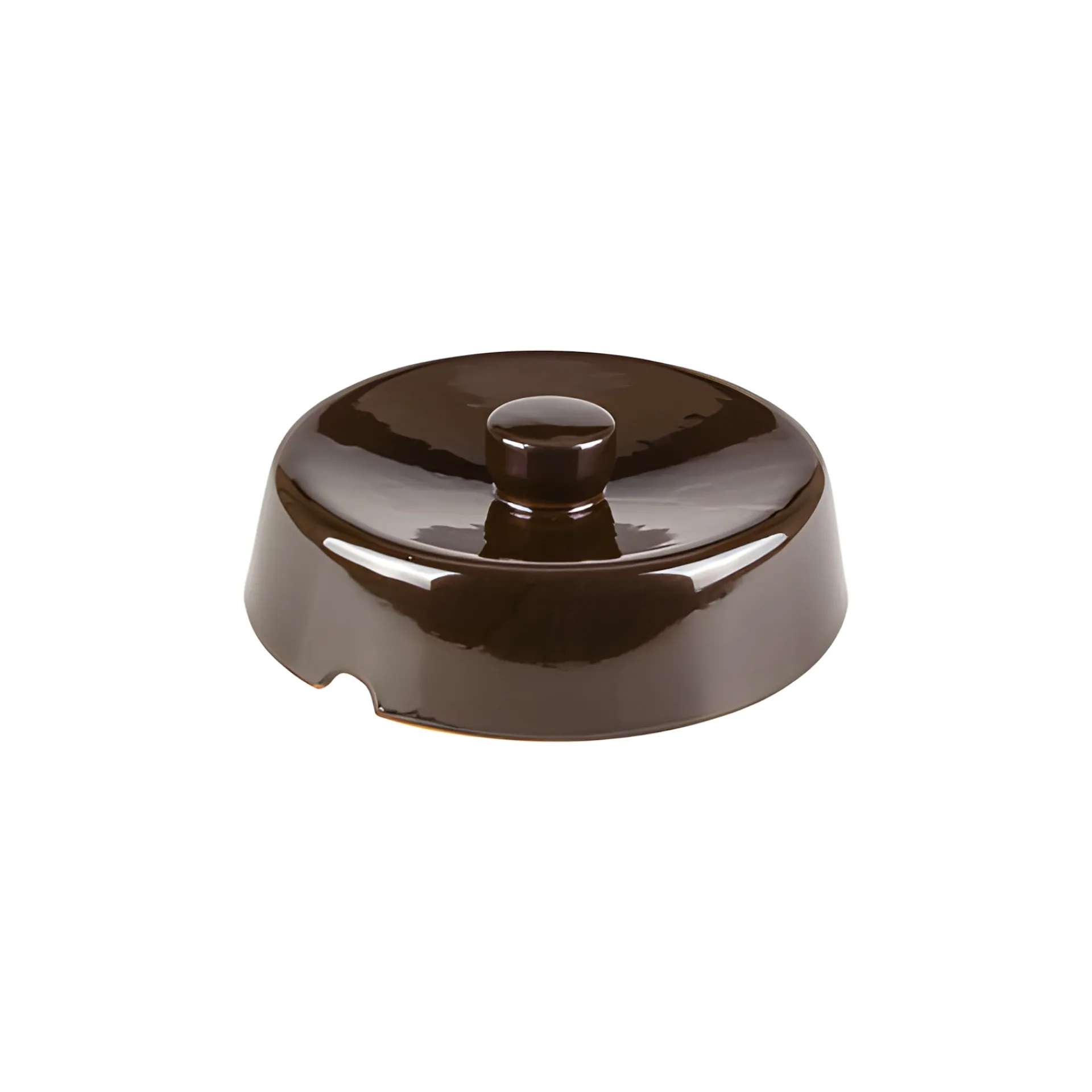 Schüsseln, Siebe, Töpfe|Aufbewahren|Keramikdeckel für Gärtopf 5 Liter braun