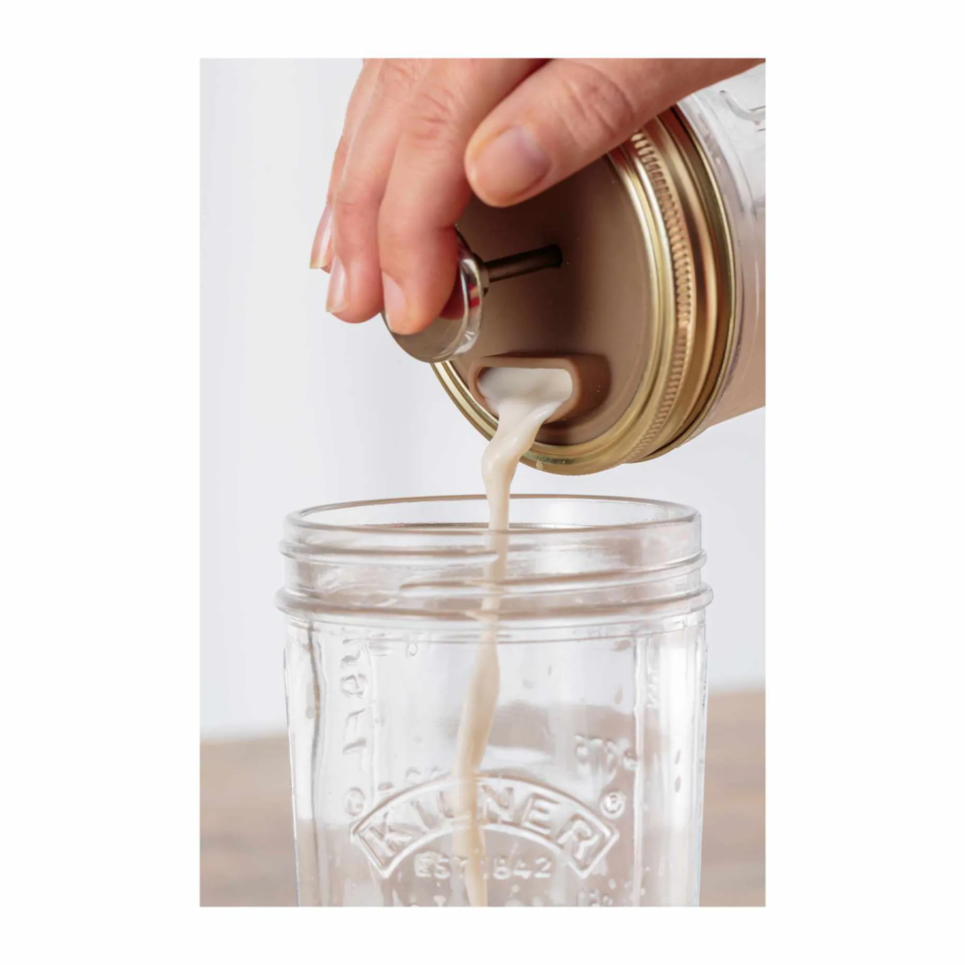 Kleingeräte|Gläser Ab 500 Ml|KILNER Nuss- und Pflanzenmilch Herstellungsset 500 ml