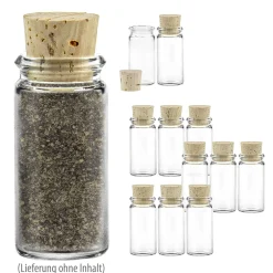 Kosmetik & Arznei|Gewürze Und Kräuter|Kleine Glasflasche 5 ml, 12er Set