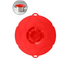 Küchenhelfer|Einkochzubehör|Kochblume Überkochschutz M rot