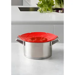 Küchenhelfer|Einkochzubehör|Kochblume Überkochschutz M rot