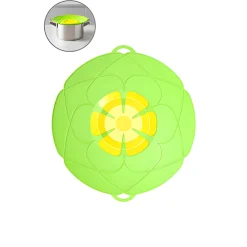 Küchenhelfer|Einkochzubehör|Kochblume Überkochschutz M limette