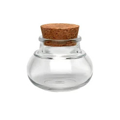 Giveaways|Hochzeit|Korkenglas   40 ml bauchig