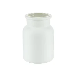 Rundgläser|Badesalze Und Seifen|Korkenglas 150 ml weiß matt beschichtet