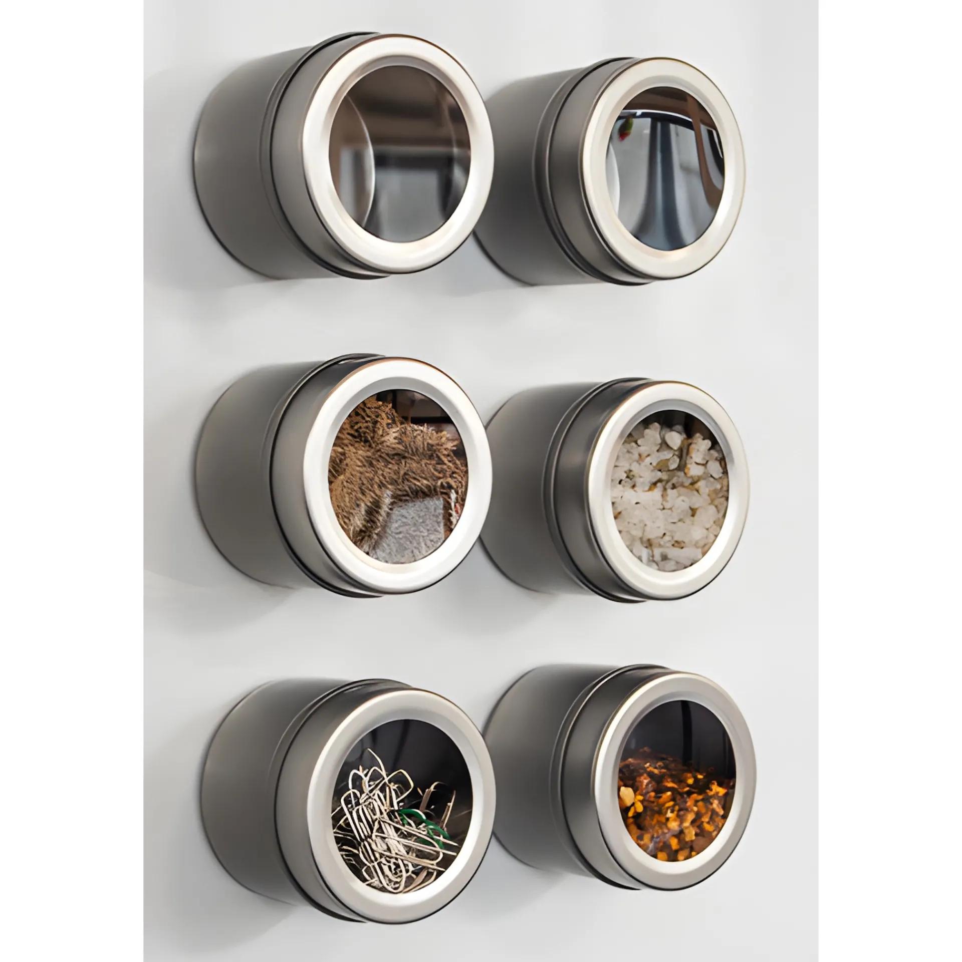 Gewürze Und Kräuter|Giveaways|Magnetische Metalldose 110 ml mit Sichtverschluss