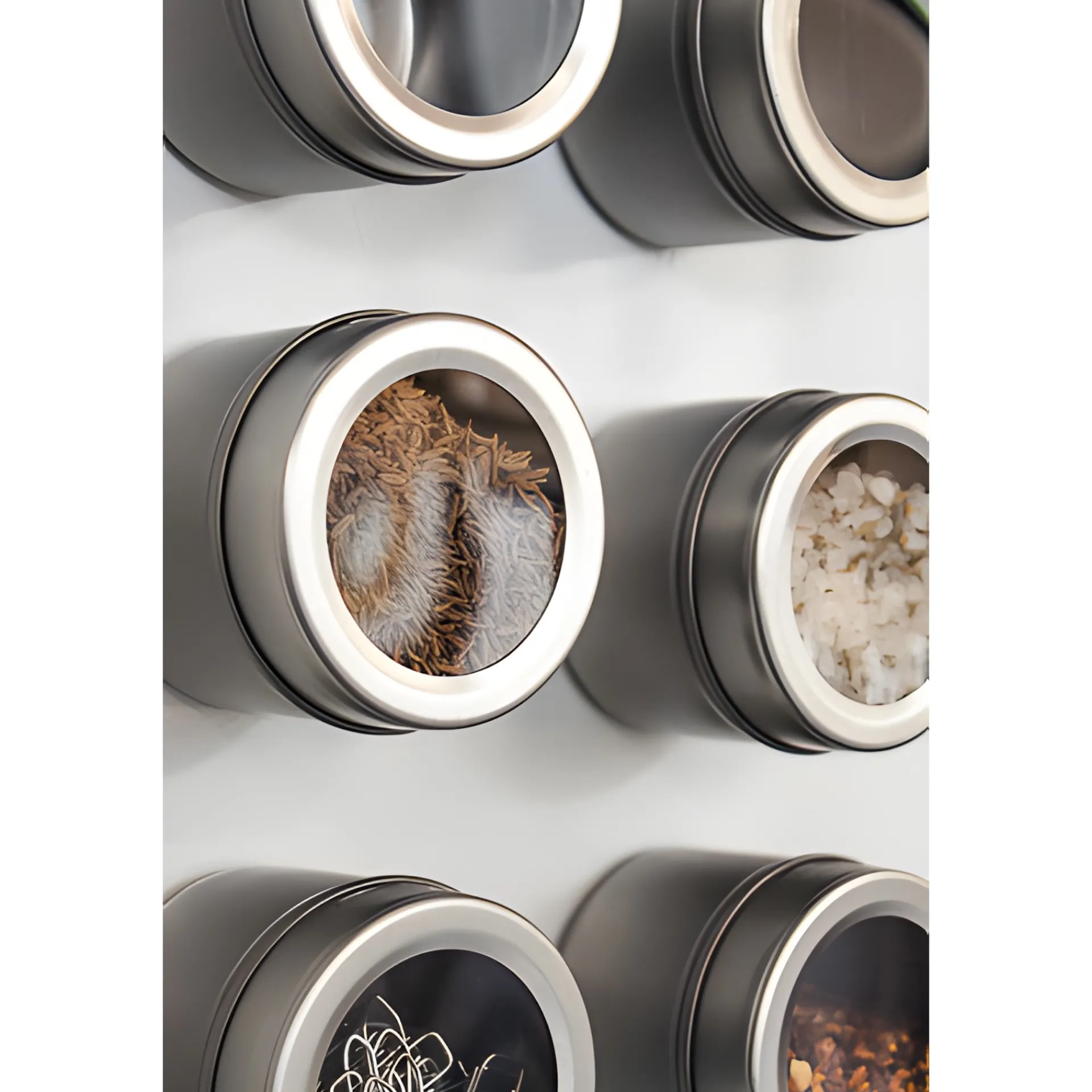 Gewürze Und Kräuter|Giveaways|Magnetische Metalldose 110 ml mit Sichtverschluss