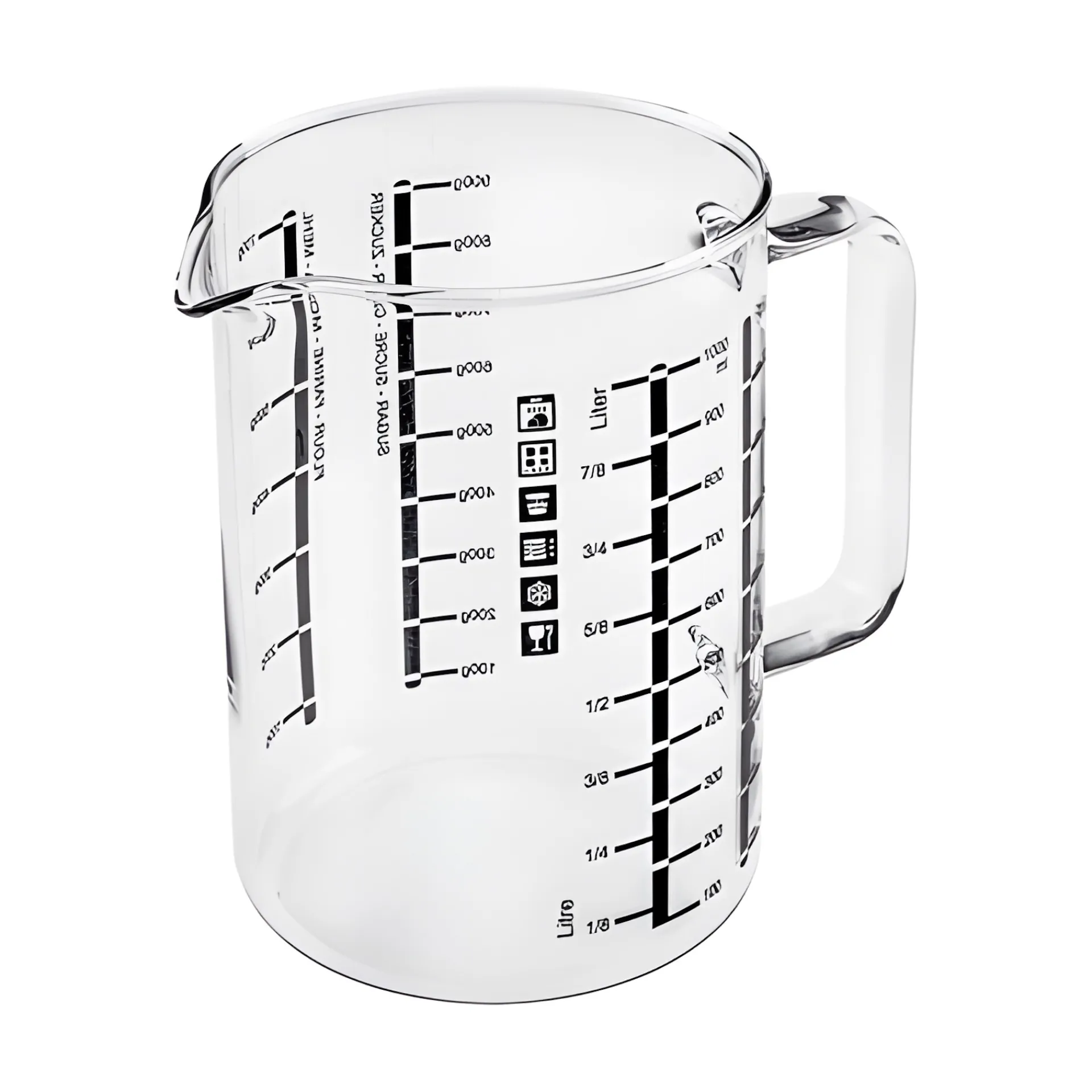 Aufstriche Und Dips|Gemüse Auf Vorrat|Messbecher aus Glas 1000 ml