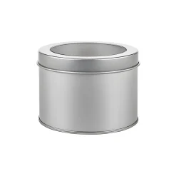 Gewürze Und Kräuter|Giveaways|Metalldose mit Sichtverschluss, 8 x 5 cm