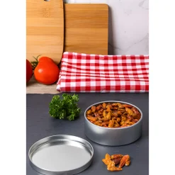 Gewürze Und Kräuter|Giveaways|Metalldose silber 9,7 x 3,3 cm, 6 Stück